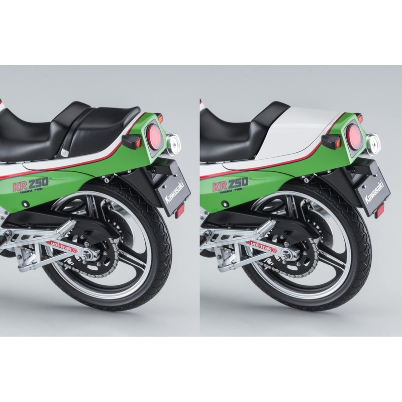 Hasegawa BK12 1/12 Motorcycle Series Kawasaki KR250 (KR250A) Plastic Model