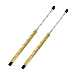 20" Gas Struts 150 Lb Per Shock Gas Spring Shocks Lift Supports, Gold for Heavy-Duty Floor Hatch Truck Tonneau Cover Camper RV Bed Large Outdoor Box Lid Trap Door (Application Weight: 125-165 Pounds)
