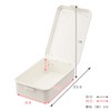 Small Storage Steel Storage Box Pale Color Class Up (Vertical