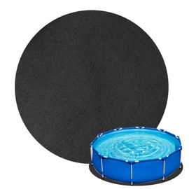 Whirlpool Mat for Bathtub, Pool Underlay, Round Building Protection Mat, 2 Metres, Whirlpool Outdoor Pool Mats Protective Floor, Water-Absorbent Felt Mat, Whirlpool Mat, Pool Accessories