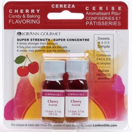 LorAnn Cherry SS Flavor, 1 dram bottle (.0125 fl oz - 3.7ml - 1 teaspoon) Twin pack blistered