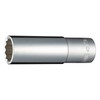 TONE Deep Socket (12 Square) 4D-19L Insertion Angle 0.5 inch
