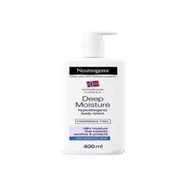 Neutrogena Norwegian Formula Hypoallergenic Body Lotion, Body Cream for Intensive Moisture 72h, Body Cream with 10% Glycerin, Moisturising Cream for Dry and Sensitive Skin, 400 ml