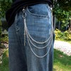Layered Pants Chains Men Punk Chain Wallets For Men Heavy