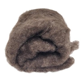 Yakhaar Wool for Spinning and Felting, Staple Fibres Felt Wool, Yak Wool from Tibet, 16 Micron, Combed Fibres, 50 g each, 100% Yak
