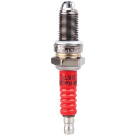 Amavoler Red D8TC 3 Electrode Spark Plug Aftermarket Replacement Parts Fit for CG 125cc 150cc 200cc 250cc CF250 4 Stroke ATV Motorcycle Scooter. (1 pcs)