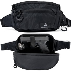 Lone Trail Concealed Carry Fanny Pack for Men, EDC Bag, Waist Bag, Fanny Pack Men, Mens Fanny Pack, Tactical Fanny Pack for Men, CCW Bag, Concealed Carry Bag Men, Conceal Carry Bag for Men