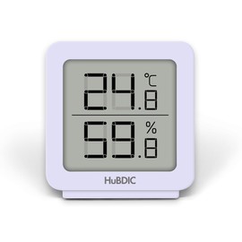 HuBDIC (HT-8 Room Temperature Only) Simple Thermo-Hygrometer, Digital Thermometer, Hygrometer, High Precision, Home Use, Temperature Hygrometer, Greenhouse Meter, Room Thermometer, Magnet, Small,