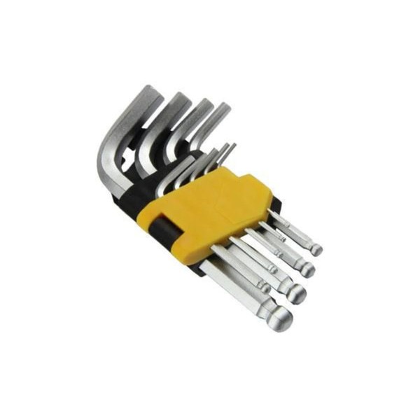 US PRO 9pc Short Ball Point Hex Keys - Hex