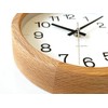 KATOMOKU Muku Clock 16 Oak km-108OARCS Wall Clock Continuous Second