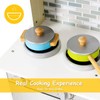 Costzon Kids Kitchen Playset, Wooden Cookware Pretend Cooking Food Set