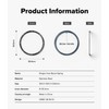 【Ringke】Galaxy Watch 8 Classic 46mm ケース [クラシックな時計デザイン] 傷防止高級ステンレスアクセサリーカバー（インナーベゼルカバー）簡単取り付け ブラック- Inner