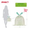 Virosac - Biodegradable 35 x 42 cm Biodegradable Bin Liners