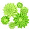 Mybbshower Large Lime Green Paper Flowers for Wall (12"-5") Spring