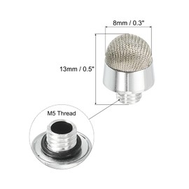 MECCANIXITY 12pcs 8mm Stylus Pen Fiber Fine Tips Universal Replacement High Precision for 2 in 1 Stylus Pen Capacitive Touch Screen Devices