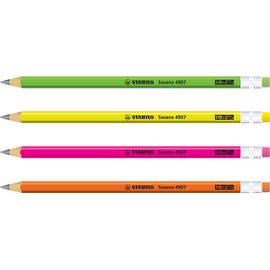 Graphite Pencil - STABILO Swano Graphite - Set of 12 - HB