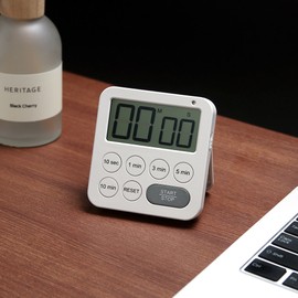 Aijung more convenient timer kitchen cooking stopwatch, white / 아이정 더편한 타이머 주방 쿠킹 스톱워치, 화이트