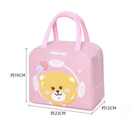 WUWYOUWL Lunch Bag, Cute Insulated Lunch Box, Reusable Lunch Cooler Bag, Waterproof Lunch Bag, Foldable Lunch Bag for Women, Men, Kids and Students, Travel, Picnic, School