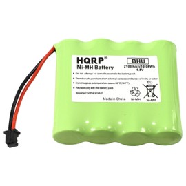 HQRP 4.8V Battery Compatible with DSC BATT2148V 4PH-H-AA2100-S-D22 WS4920HE WTK5504 Wireless Security System Alarm Panel 17000153