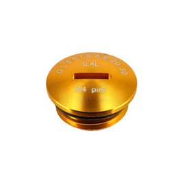 Sealing Screw Gold, Anodised Aluminium (Oil Filling Hole), with O-Ring