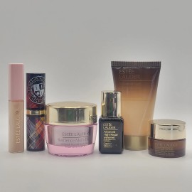 Estée Lauder Estee Lauder Night Repair Cross the Line Tartan Plaid 7 pc Travel Gift Set