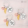 FABACH Good Luck Key Ring Guardian Angel Lucky Charm with