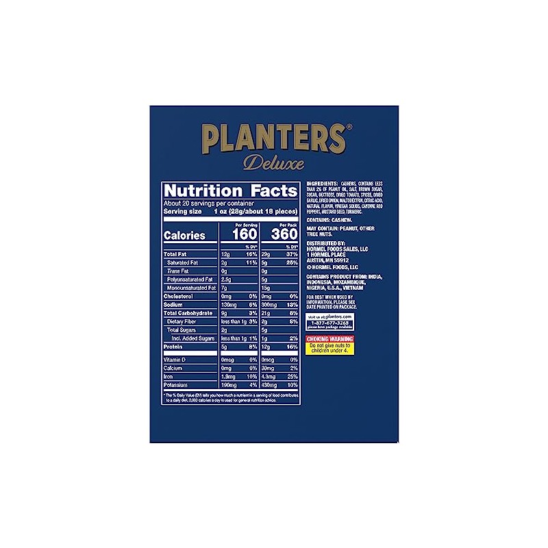 PLANTERS Sweet Cayenne BBQ Cashews (Pack of 10)