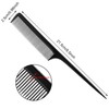 Yaomiao 24 Pcs Rat Tail Combs for Woman Parting Combs