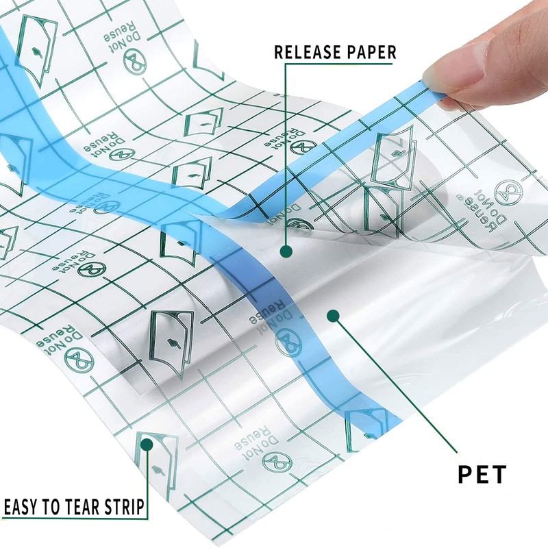 JOKILY 15 cm x 10 m Waterproof Transparent Bandage Shower