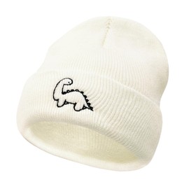 Century Star Children's Hat for Boys, Warm Soft Hats for Children, Winter Hat for Baby, Knitted Hat with Envelope for Boys, White