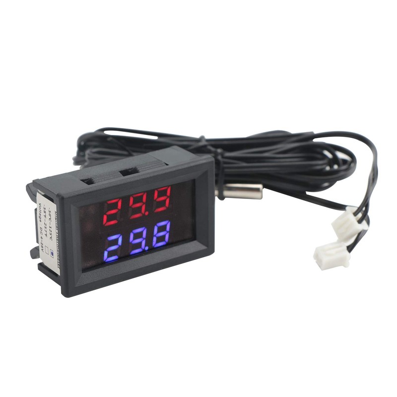 Digital Thermometer DROK -20 to +100℃ Digital Thermometer DC4-28V Indoor