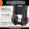 SMARTSTRAPS - 249 14' 3000lb CarbonX Ratchet Tie Downs 4