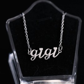VALAFO Gigi Necklaces Gift Ideas Gigi Presents for Grandma Pendant Gigi Necklace