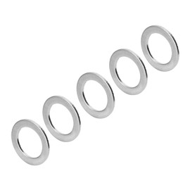 Stainless Steel Flat Washer Kit for Maintenance 6mm ID 9mm OD, Set of 60 - Durable and Practical Choice for Various Work Needs (4807-0609-1000)