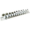 Daptez ® 11pc 1/4" Shallow Drive Socket Set Chrome Vanadium