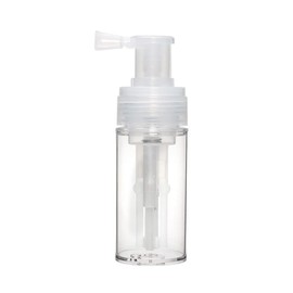 GSHLLO Transparent Dry Powder Spray Bottle Barber Powder Sprayer Portable Travel Spray Bottle Travel Cosmetic Bottles with Locking Nozzle 110ml