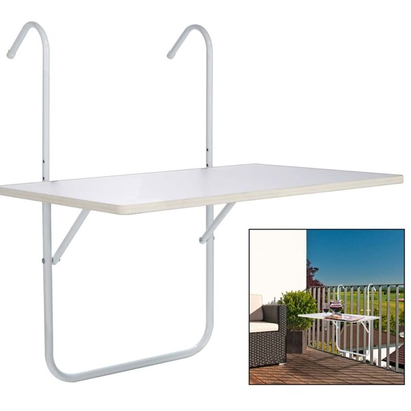 Tp-Products Balcony Dining Furniture Folding Tables Shelf