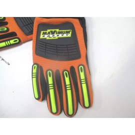 PIP Maximum Safety MOG Large 120-5900 Hi-Vis Orange/Black Cut-Resistant Gloves