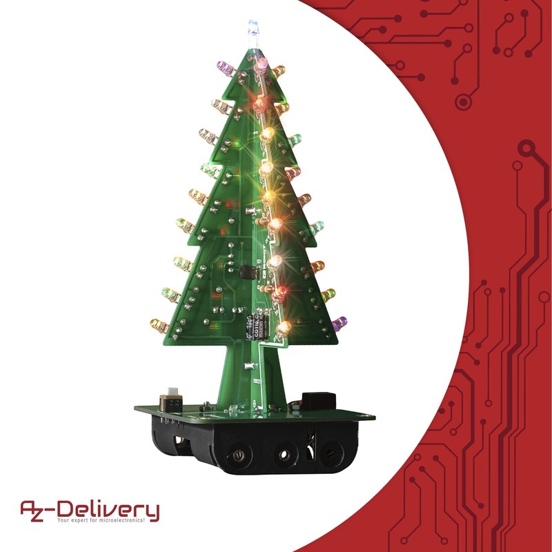 AZDelivery DIY LED Christmas Tree Kit