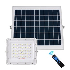 LMluluda Solar Flood Light 100W with Motion Sensor, IP65 Waterproof Auto Dusk to Dawn Adjustable Outdoor Solar Powered Security Flood Lights for Barn, Garden, Pathway, Balcony