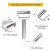 AnGeer Julienne Peeler, Stainless Steel Vegetable Peeler, Double-Sided Blade Vegetable