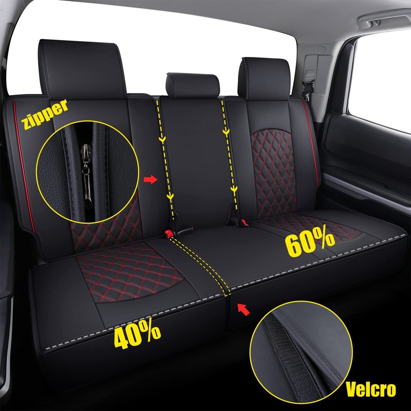 YIERTAI Back Seat Covers for 2008-2022 2023 2024 2025 2026