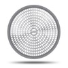LEKEYE Shower Hair Catcher Drain Protector Strainer-Steel & Silicone 2