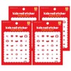 April Nail Kids Nail Stickers, A002K, 4 Pieces / 에이프릴네일 키즈 네일 스티커, A002K, 4개