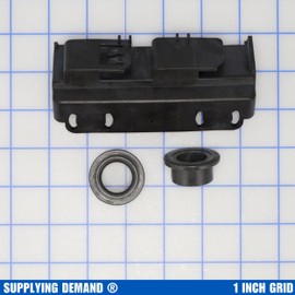 Supplying Demand WD28X27242 WD12X20159 Dishwasher Lower Dishrack Carrier and Roller Replacement Kit