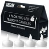 MODGY LED Floating Tealight Candles Flameless Battery Operated Flickering Light
