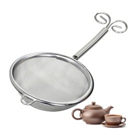 Matcha Stainless Steel Strainer - Japanese Chakoshi Tea Strainer with Extra Fine Strainer - High Quality Kitchen Strainer with Handle - Ideal for Matcha Preparation, Baking & Flour - Easy to Clean