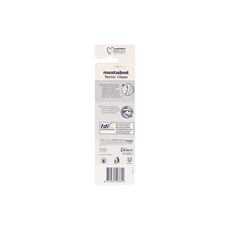 Mentadent 3 mittelgroße Zahnbürsten