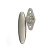 Antikas - Window Olive in matt nickel-plated brass - Window