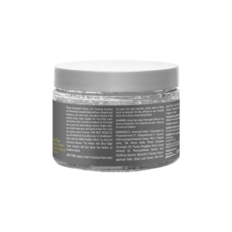 Design Essentials Almond & Avocado Honey Curl Forming Custard, Defines